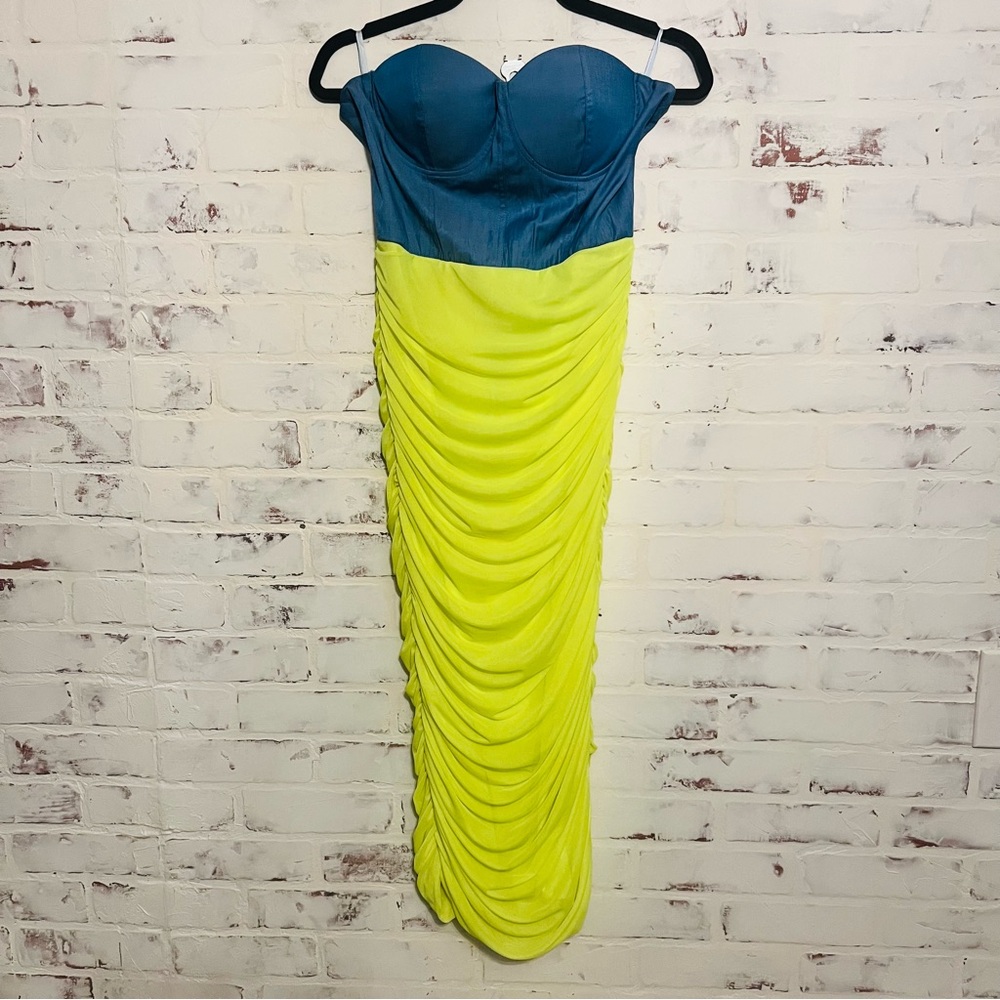 Color Block Cocktail Dress